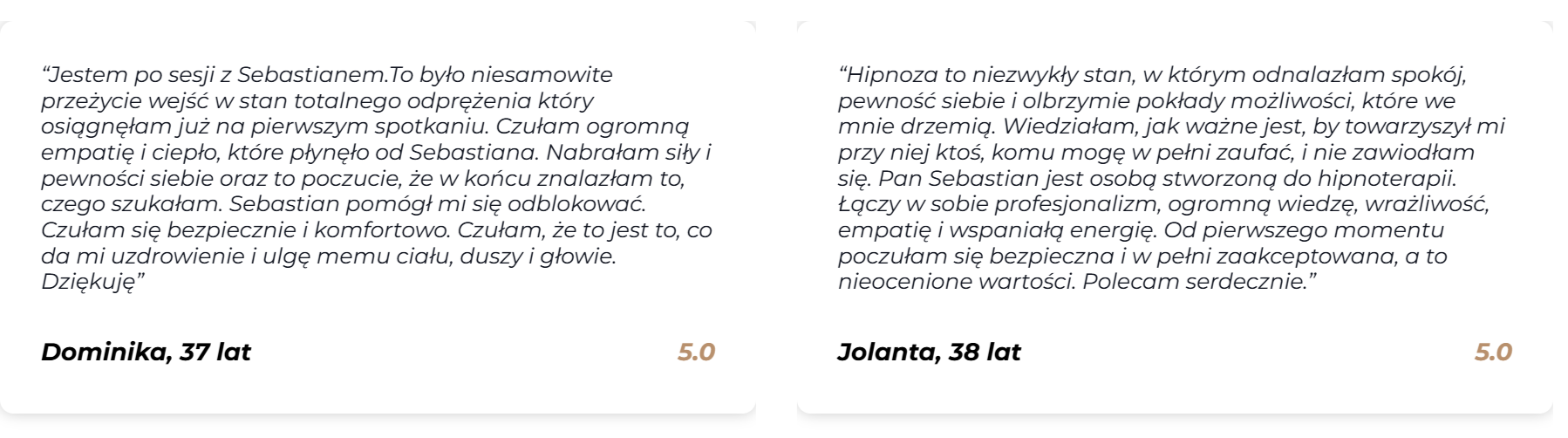 Opinie pacjentów o hipnoterapii