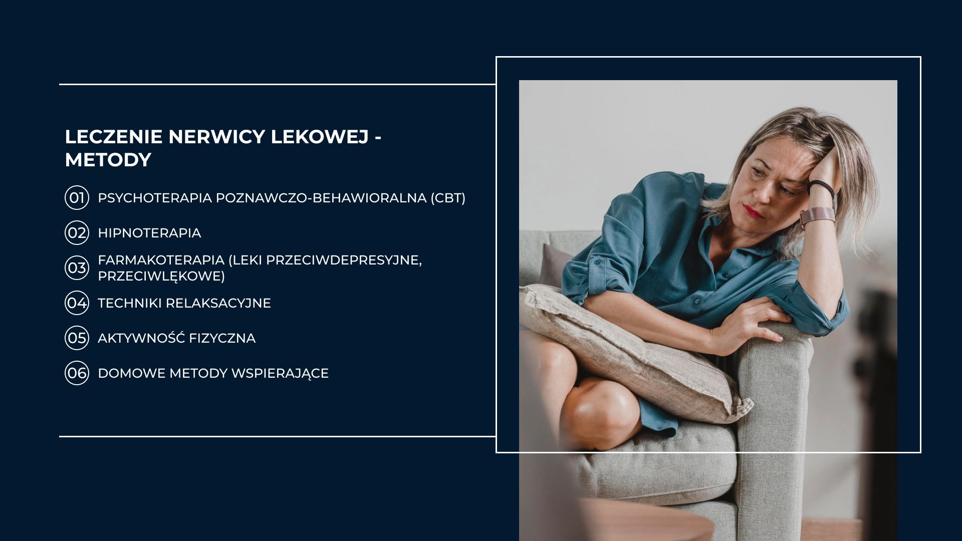 Leczenie nerwicy lekowej - metody